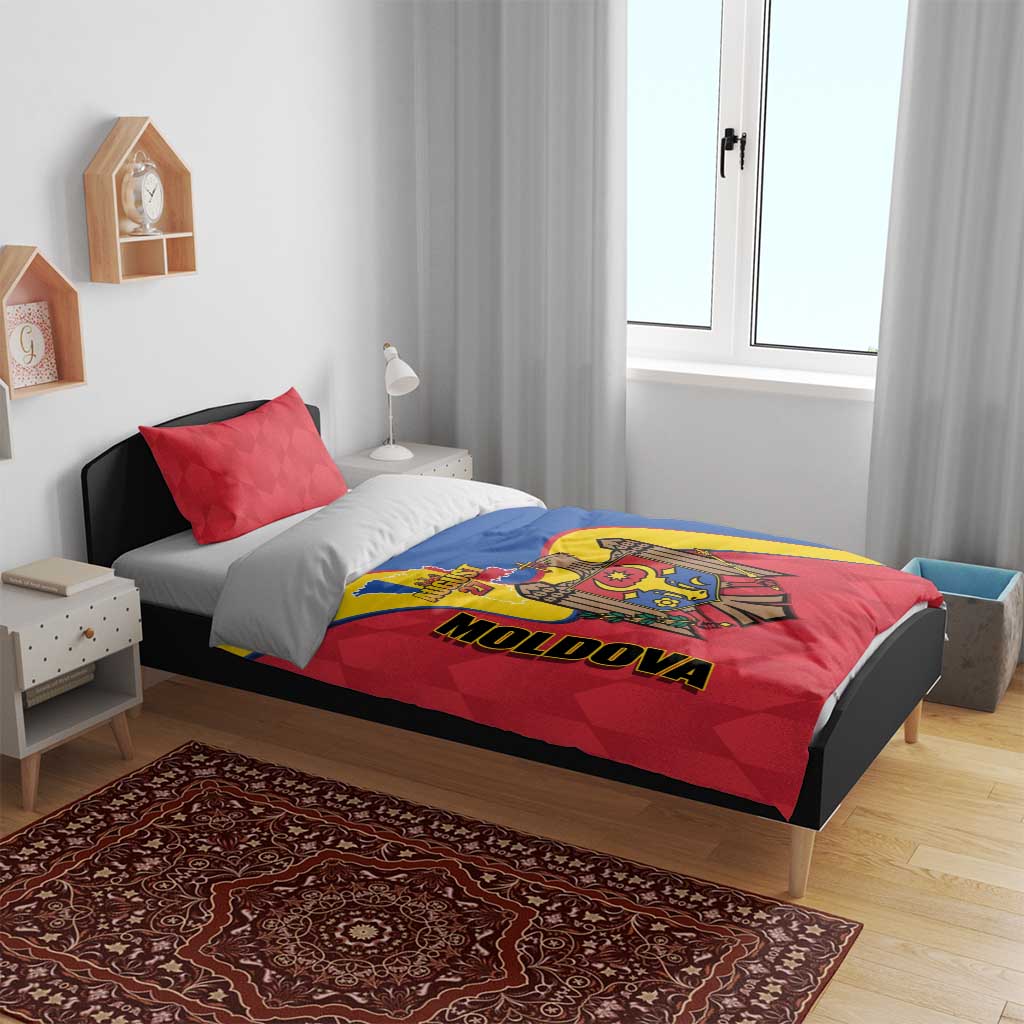 Moldova Independence Day Bedding Set August 27 One People One Nation - Wonder Print Shop