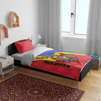 Moldova Independence Day Bedding Set August 27 One People One Nation - Wonder Print Shop