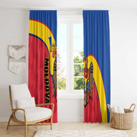 Moldova Independence Day Window Curtain August 27 One People One Nation - Wonder Print Shop