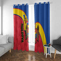 Moldova Independence Day Window Curtain August 27 One People One Nation - Wonder Print Shop