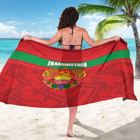Transnistria Independence Day Sarong Coat Of Arms Flag Style - Wonder Print Shop