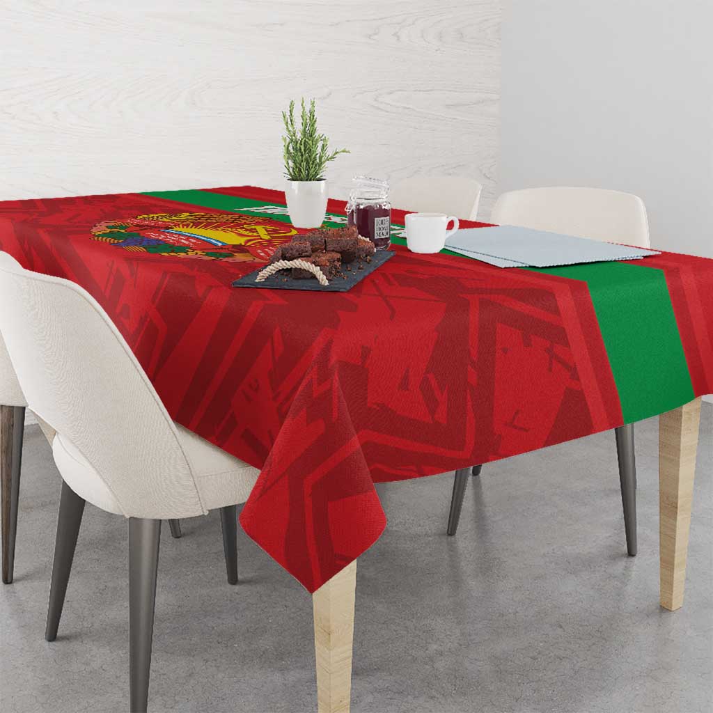 Transnistria Independence Day Tablecloth Coat Of Arms Flag Style - Wonder Print Shop
