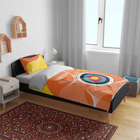 Personalised Bhutan Archery Bedding Set Board Style Flag Color - Wonder Print Shop