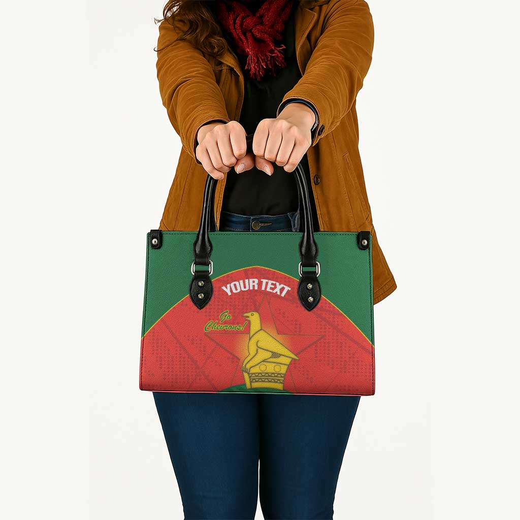 Custom Zimbabwe Cricket Leather Bag Go Chevrons 2003 Color Version - Wonder Print Shop