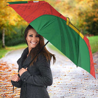 Custom Zimbabwe Cricket Umbrella Go Chevrons 2003 Color Version - Wonder Print Shop