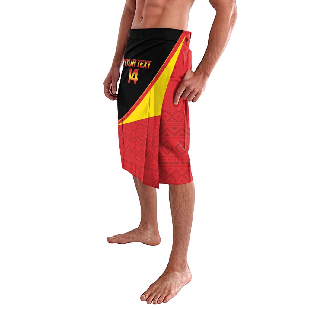 Custom Uganda Cricket Lavalava Go Cranes African Pattern - Wonder Print Shop