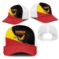Uganda Cricket Mesh Trucker Cap Go Cranes African Pattern - Wonder Print Shop
