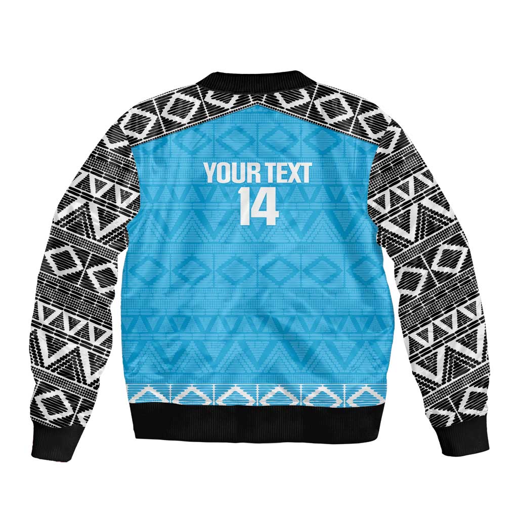 Custom Tanzania Cricket Bomber Jacket Go Cows Sporty African Pattern - Wonder Print Shop