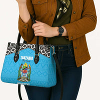 Custom Tanzania Cricket Leather Bag Go Cows Sporty African Pattern - Wonder Print Shop