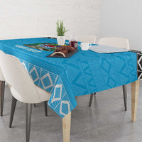 Custom Tanzania Cricket Tablecloth Go Cows Sporty African Pattern - Wonder Print Shop