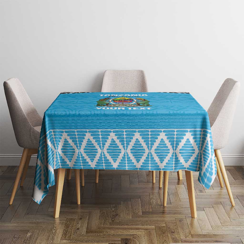 Custom Tanzania Cricket Tablecloth Go Cows Sporty African Pattern - Wonder Print Shop
