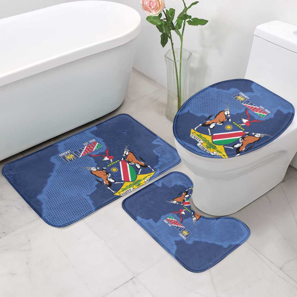 Custom Namibia Cricket Bathroom Set Go Eagles Est 1992 - Wonder Print Shop