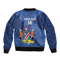 Custom Namibia Cricket Bomber Jacket Go Eagles Est 1992 - Wonder Print Shop