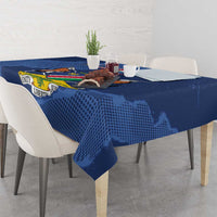 Custom Namibia Cricket Tablecloth Go Eagles Est 1992 - Wonder Print Shop