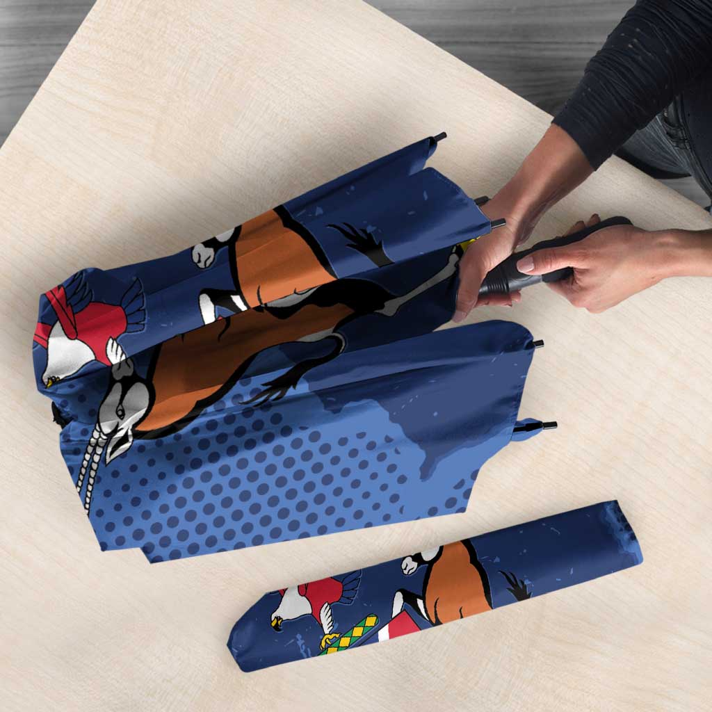 Custom Namibia Cricket Umbrella Go Eagles Est 1992 - Wonder Print Shop