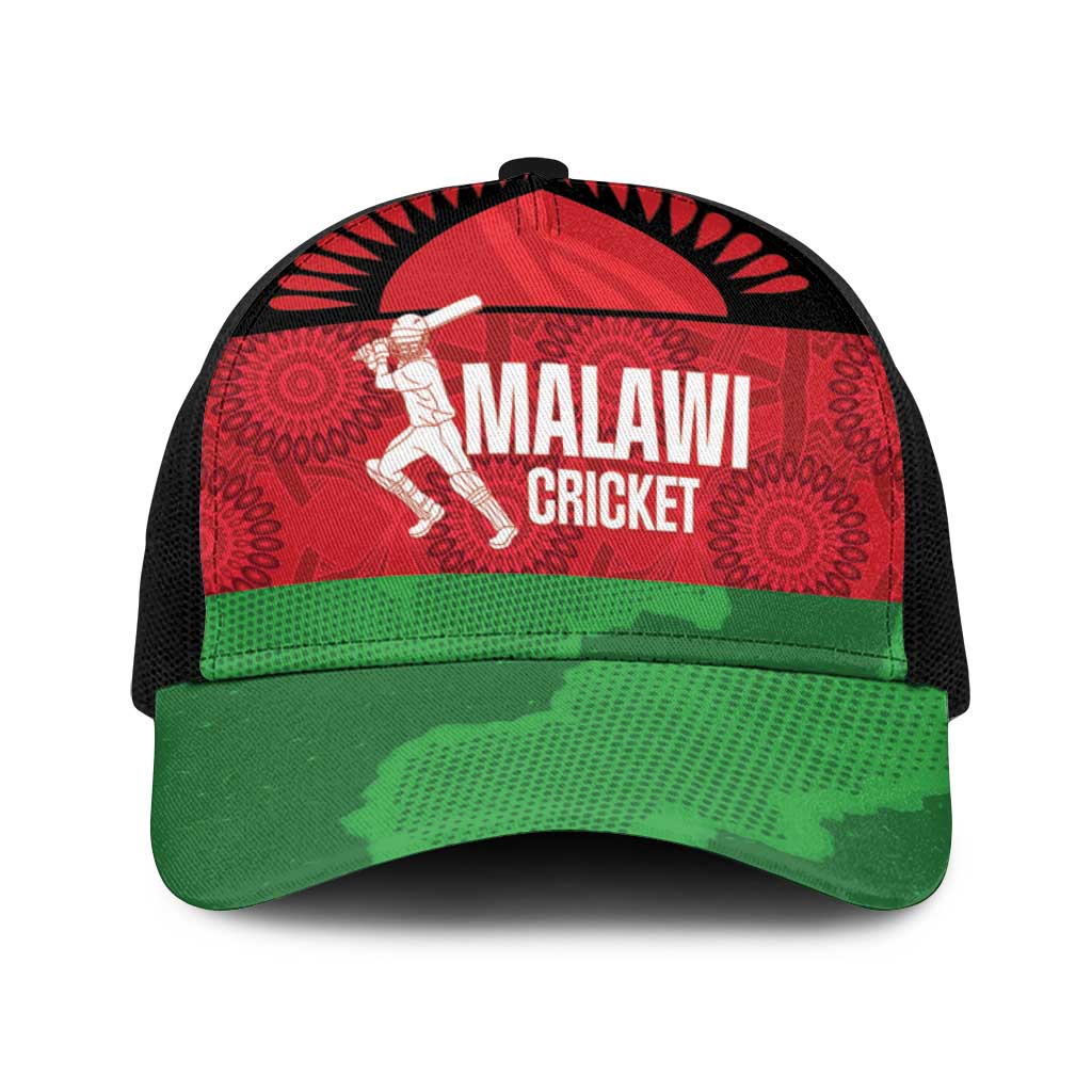 Malawi Cricket Baseball Net Cap Go Champions Flag Style - Wonder Print Shop