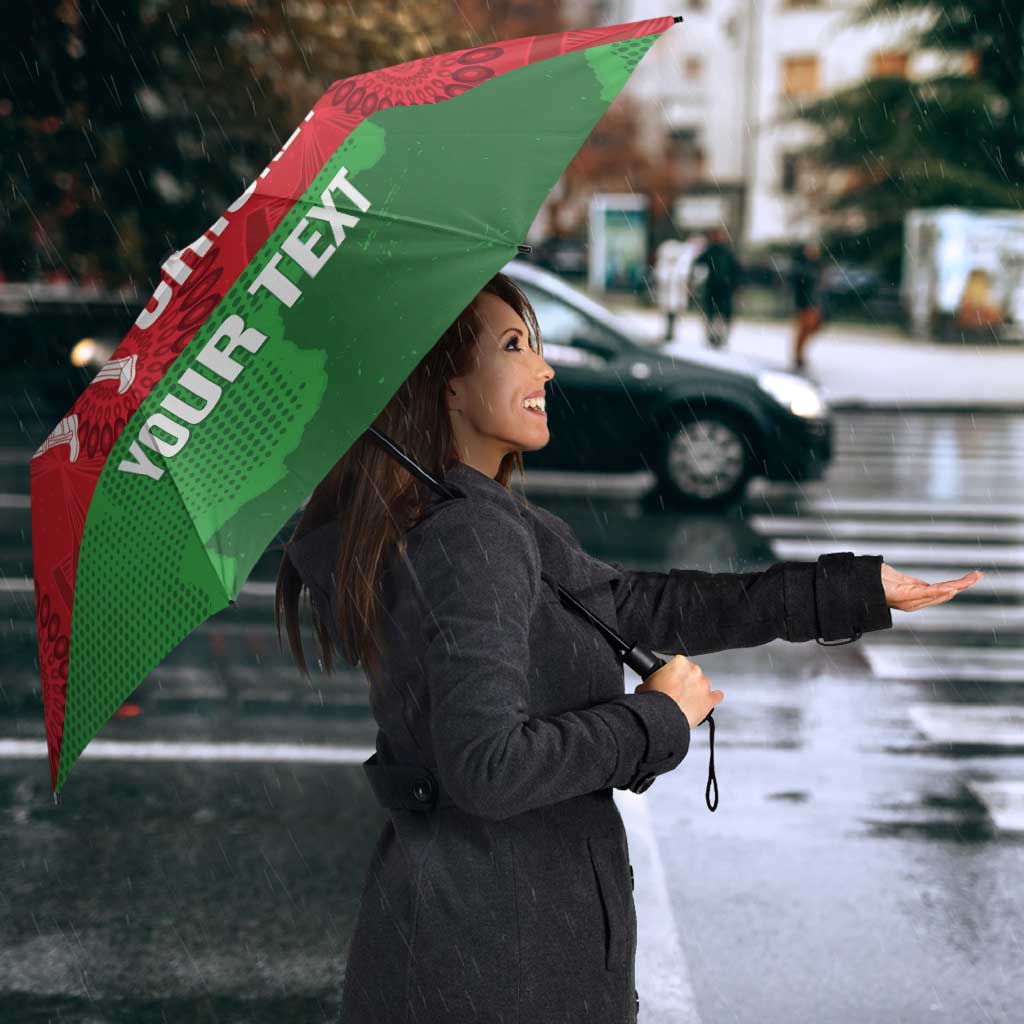 Custom Malawi Cricket Umbrella Go Champions Flag Style - Wonder Print Shop