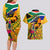 South Africa Heritage Day Couples Matching Long Sleeve Bodycon Dress and Hawaiian Shirt Traditional Dancer Kente Pattern With Flag Style - Wonder Print Shop