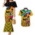 South Africa Heritage Day Couples Matching Mermaid Dress and Hawaiian Shirt Traditional Dancer Kente Pattern With Flag Style - Wonder Print Shop