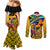 south-africa-heritage-day-couples-matching-mermaid-dress-and-long-sleeve-button-shirts-traditional-dancer-kente-pattern-with-flag-style