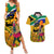 South Africa Heritage Day Couples Matching Summer Maxi Dress and Hawaiian Shirt Traditional Dancer Kente Pattern With Flag Style - Wonder Print Shop