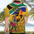 South Africa Heritage Day Hawaiian Shirt Traditional Dancer Kente Pattern With Flag Style - Wonder Print Shop