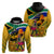 South Africa Heritage Day Hoodie Traditional Dancer Kente Pattern With Flag Style - Wonder Print Shop