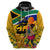 South Africa Heritage Day Hoodie Traditional Dancer Kente Pattern With Flag Style - Wonder Print Shop