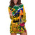 South Africa Heritage Day Hoodie Dress Traditional Dancer Kente Pattern With Flag Style - Wonder Print Shop