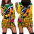 South Africa Heritage Day Hoodie Dress Traditional Dancer Kente Pattern With Flag Style - Wonder Print Shop