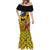 South Africa Heritage Day Mermaid Dress Traditional Dancer Kente Pattern With Flag Style - Wonder Print Shop