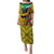 South Africa Heritage Day Puletasi Traditional Dancer Kente Pattern With Flag Style - Wonder Print Shop