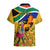 Personalised South Africa Heritage Day Hawaiian Shirt Traditional Dancer Kente Pattern With Flag Style - Wonder Print Shop