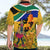 Personalised South Africa Heritage Day Hawaiian Shirt Traditional Dancer Kente Pattern With Flag Style - Wonder Print Shop