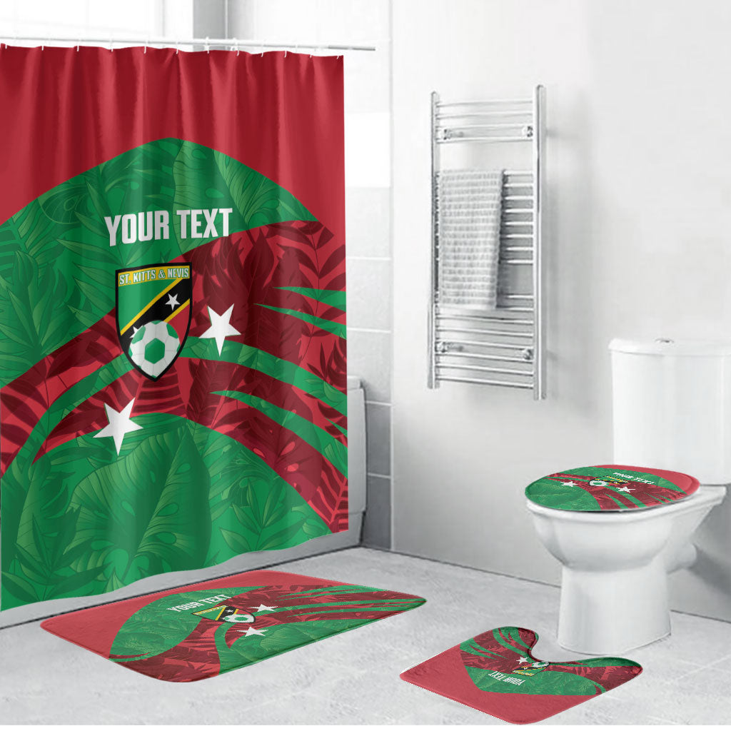 Saint Kitts and Nevis Football 2026 Custom Bathroom Set Go Sugar Boyz Green Tropical Vibes