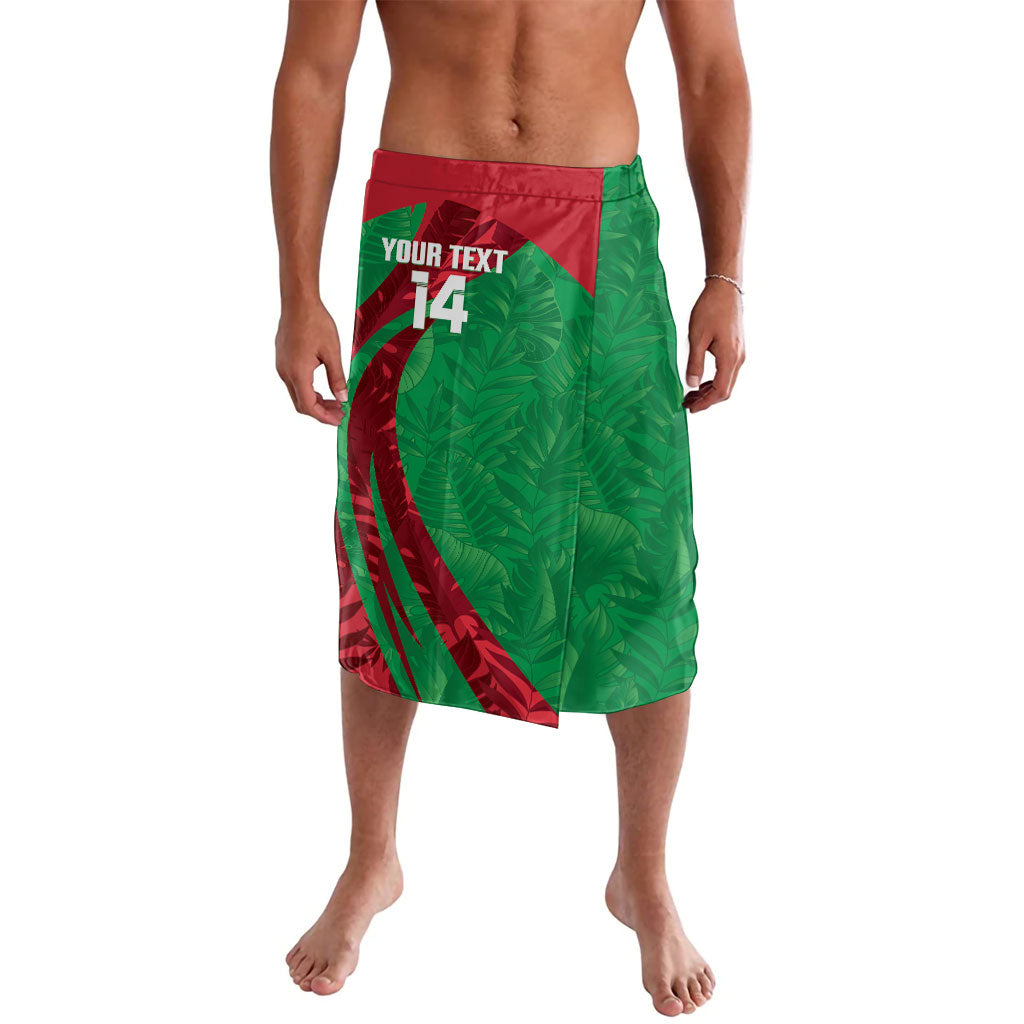 Saint Kitts and Nevis Football 2026 Custom Lavalava Go Sugar Boyz Green Tropical Vibes