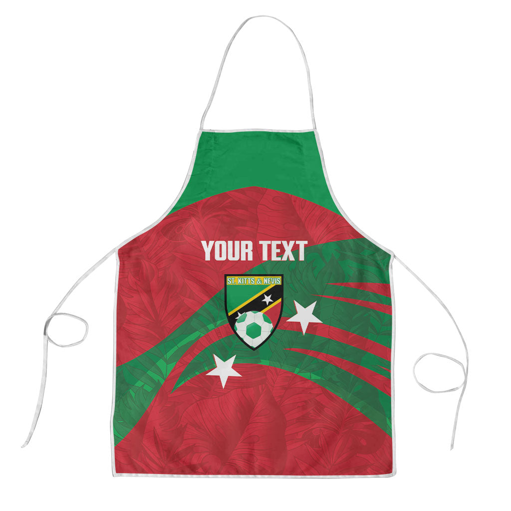 Saint Kitts and Nevis Football 2026 Custom Apron Go Sugar Boyz Red Tropical Vibes