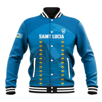 Saint Lucia Football 2026 Custom Baseball Jacket Go Saint Lucian Pitons