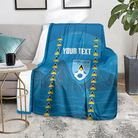 Saint Lucia Football 2026 Custom Blanket Go Saint Lucian Pitons