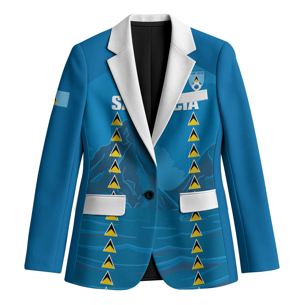Saint Lucia Football 2026 Custom Blazer Go Saint Lucian Pitons