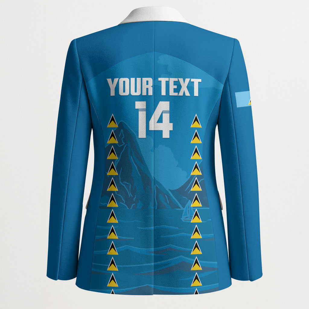 Saint Lucia Football 2026 Custom Blazer Go Saint Lucian Pitons