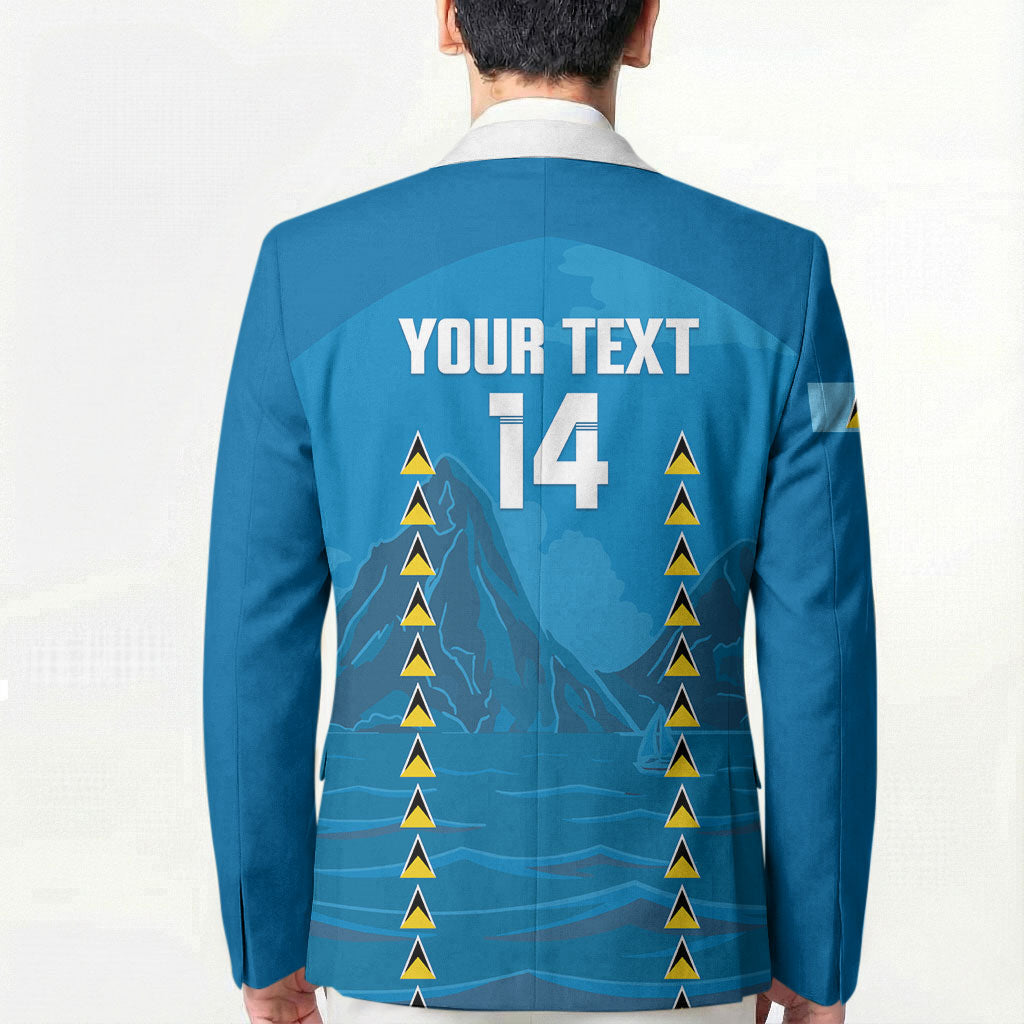 Saint Lucia Football 2026 Custom Blazer Go Saint Lucian Pitons