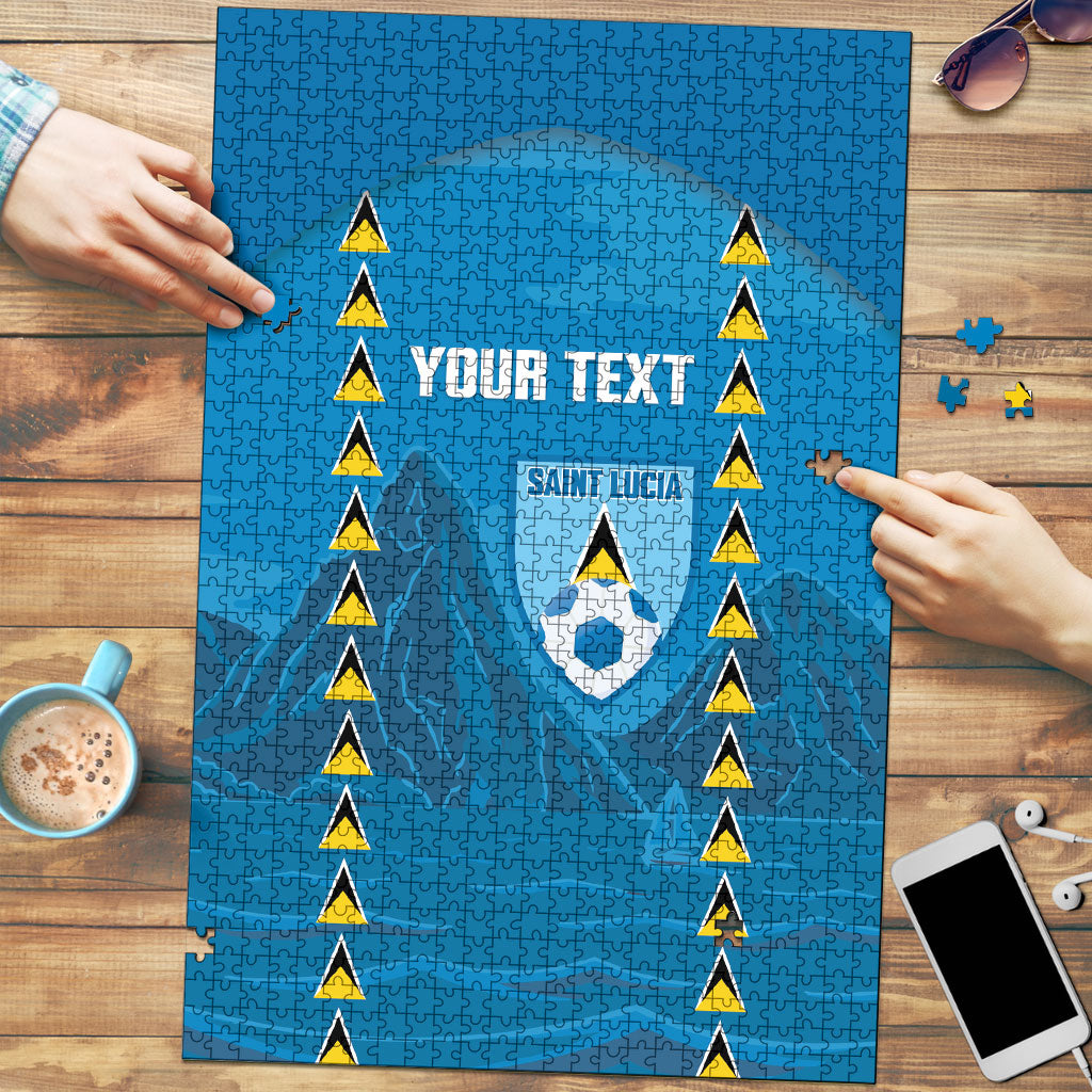 Saint Lucia Football 2026 Custom Puzzle Go Saint Lucian Pitons