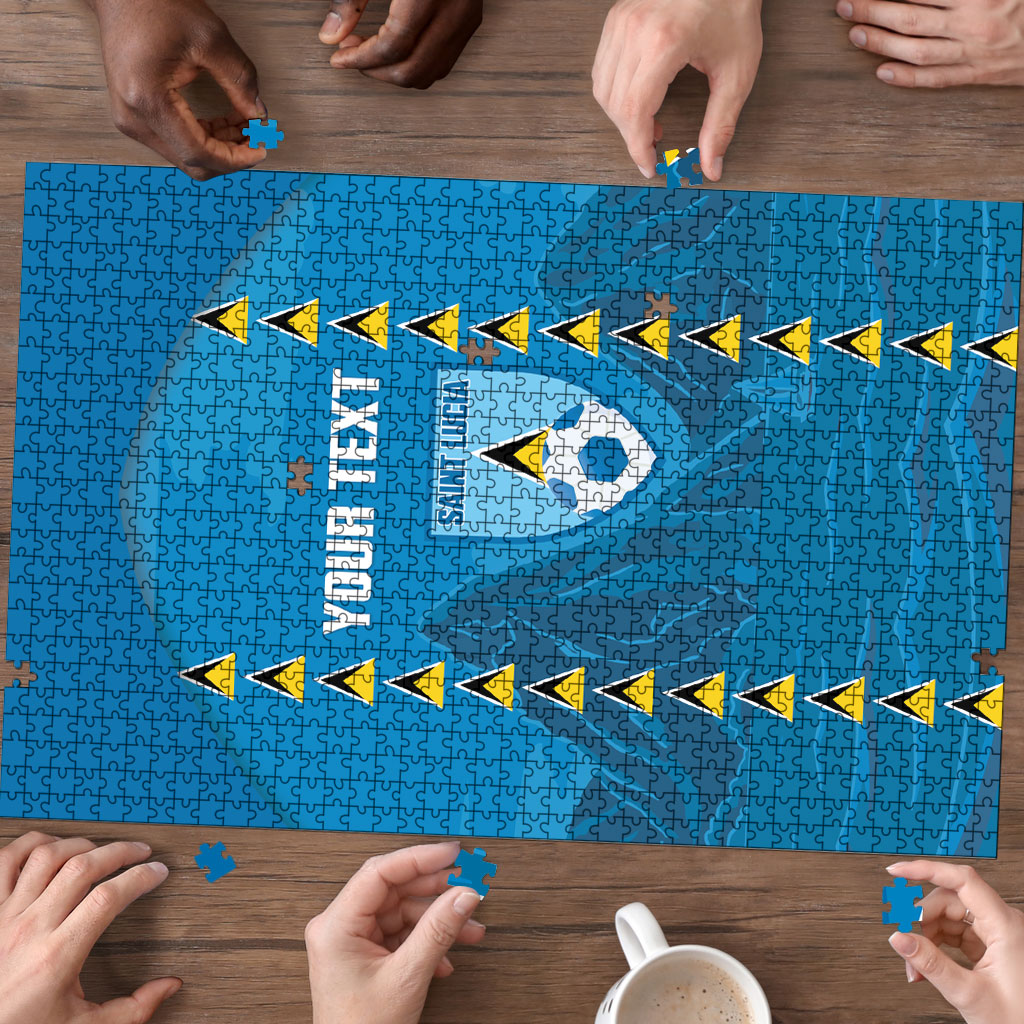 Saint Lucia Football 2026 Custom Puzzle Go Saint Lucian Pitons
