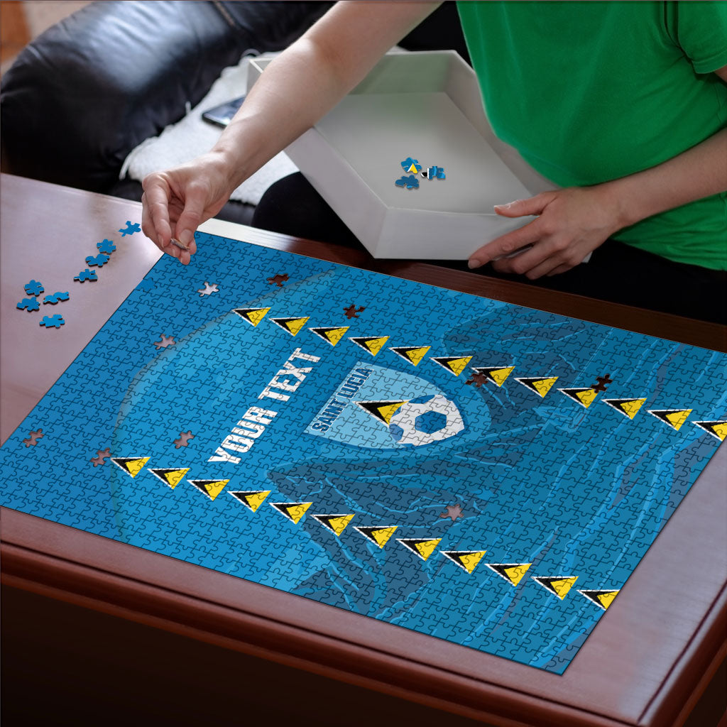 Saint Lucia Football 2026 Custom Puzzle Go Saint Lucian Pitons