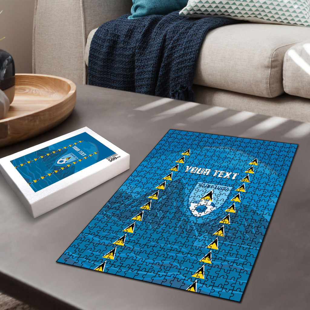 Saint Lucia Football 2026 Custom Puzzle Go Saint Lucian Pitons