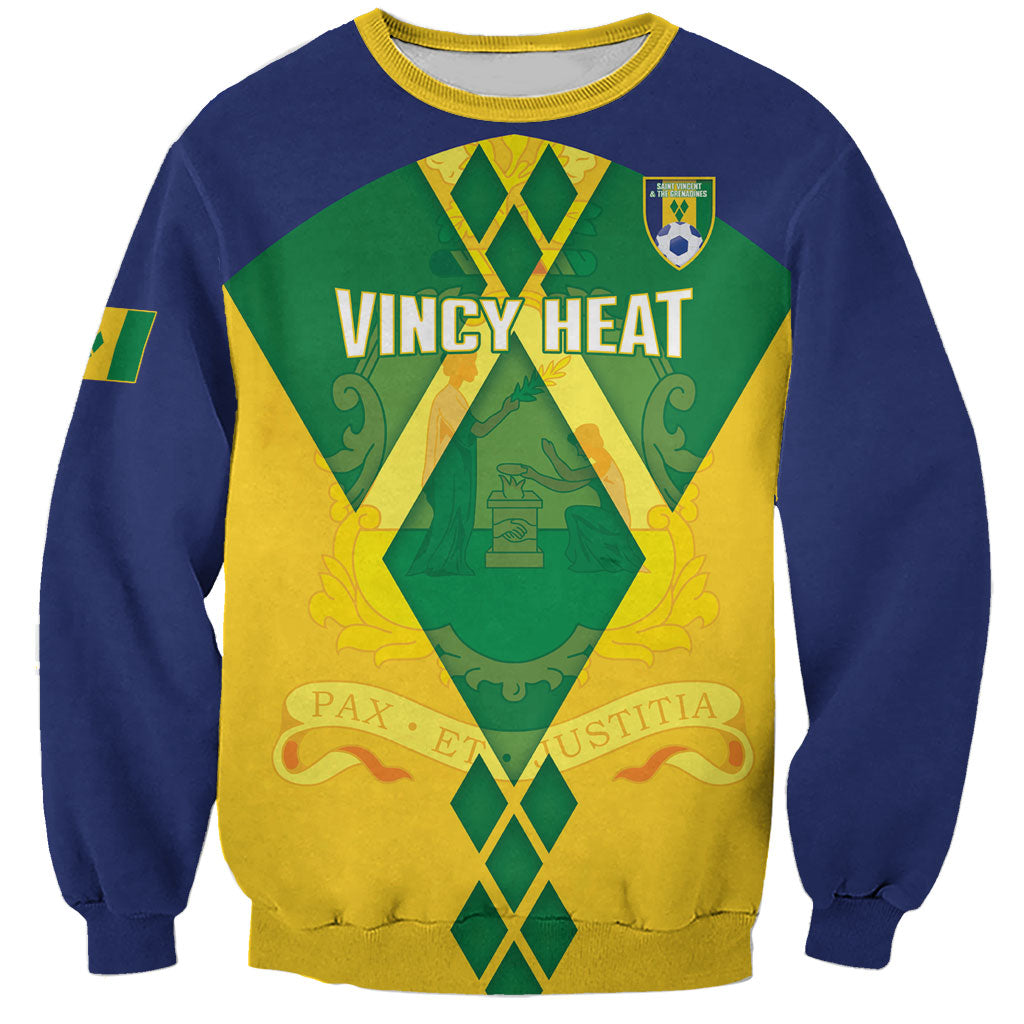Saint Vincent and the Grenadines Football 2026 Custom Sweatshirt Go Vincy Heat