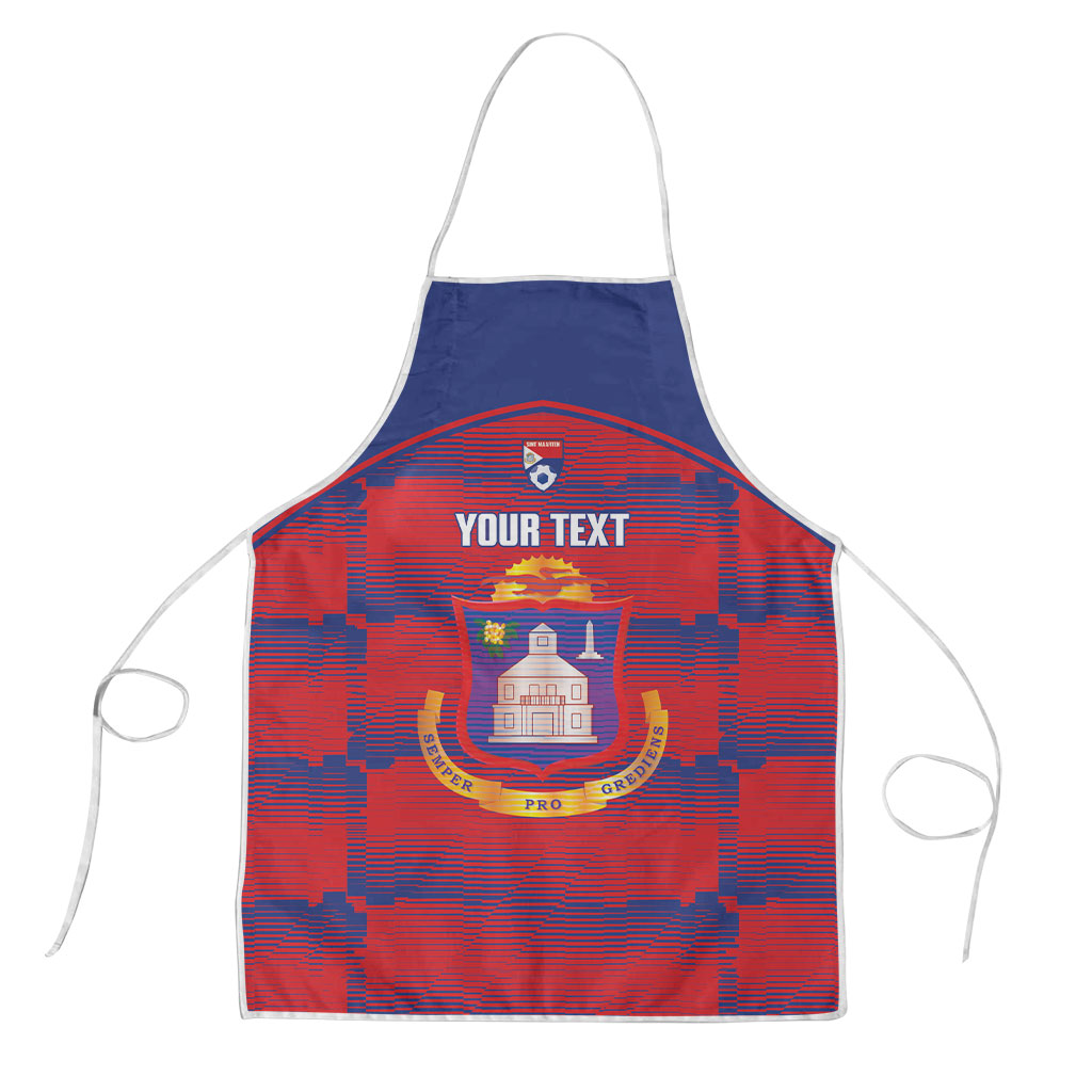 Sint Maarten Football 2026 Custom Apron Coat Of Arms Sporty Style