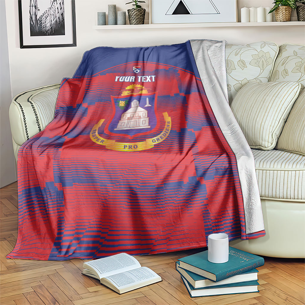 Sint Maarten Football 2026 Custom Blanket Coat Of Arms Sporty Style
