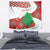 Personalised Lebanon Independence Day Tapestry Lebanese Map With Cedrus